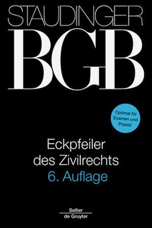 Kommentar zum Bürgerlichen Gesetzbuch mit Einführungsgesetz und Nebengesetzen. Ergänzungsband - Eckpfeiler des Zivilrechts de Dagmar Kaiser