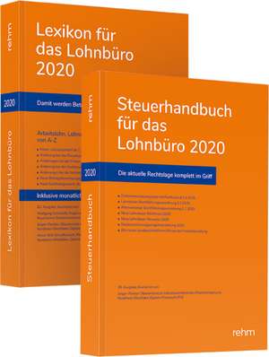 Buchpaket Lexikon für das Lohnbüro und Steuerhandbuch 2020 de Wolfgang Schönfeld