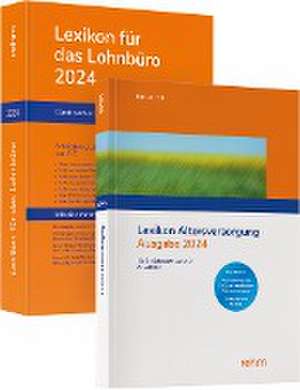 Buchpaket Lexikon für das Lohnbüro und Lexikon Altersversorgung 2024 de Wolfgang Schönfeld