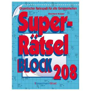 Superrätselblock 208 de Eberhard Krüger
