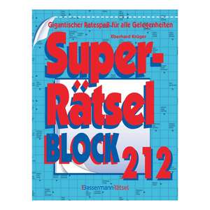 Superrätselblock 212 de Eberhard Krüger