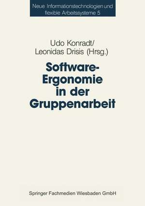 Software-Ergonomie in der Gruppenarbeit de Udo Konradt