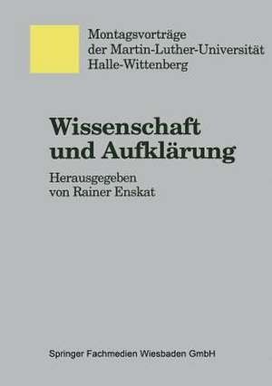 Wissenschaft und Aufklärung de Rainer Enskat