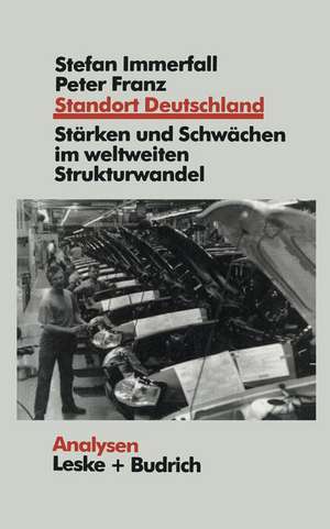 Standort Deutschland in der Bewährungsprobe: Seine Stärken und Schwächen im weltweiten Strukturwandel de Stefan Immerfall