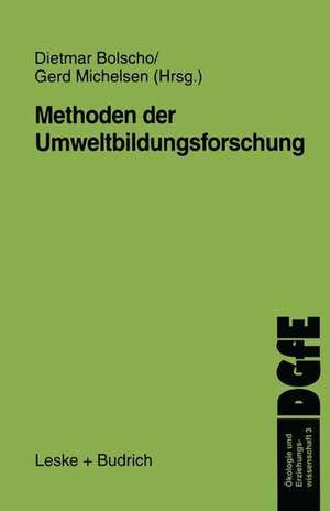 Methoden der Umweltbildungsforschung de Dietmar Bolscho