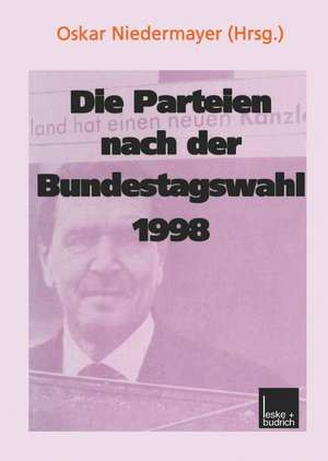 Die Parteien nach der Bundestagswahl 1998 de Oskar Niedermayer