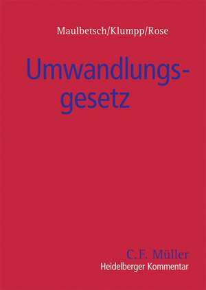 Umwandlungsgesetz de Roman Becker