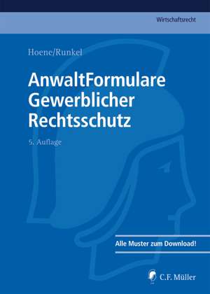 AnwaltFormulare Gewerblicher Rechtsschutz de Verena Hoene