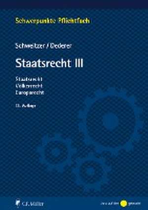 Staatsrecht III de Hans-Georg Dederer