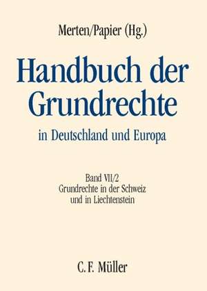 Handbuch der Grundrechte in Deutschland und Europa 7 de Jean-François Aubert