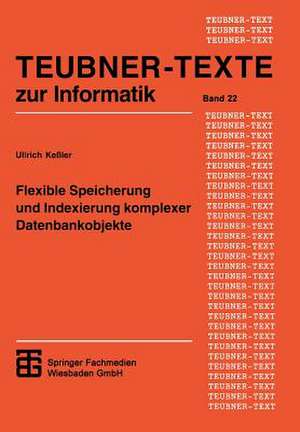 Flexible Speicherung und Indexierung komplexer Datenbankobjekte de Ullrich Kessler