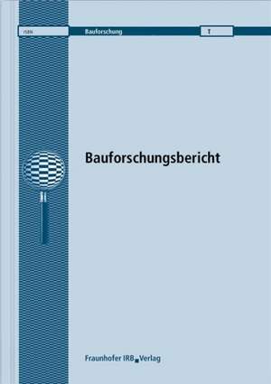 Praxisorientierte Untersuchungen zur Bekämpfung des Echten Hausschwamms (Serpula lacrymans) nach DIN-Vorschrift und alternativen thermischen Verfahren. Abschlussbericht de D. Grosser