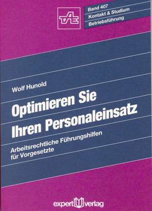 Optimieren Sie Ihren Personaleinsatz de Wolf Hunold