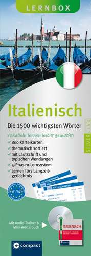 Lernbox Italienisch - Die 1500 wichtigsten Wörter