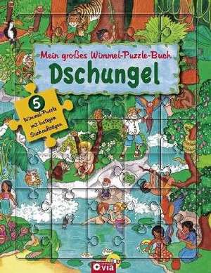 Mein großes Wimmel-Puzzle-Buch - Dschungel de Claudia Bichler