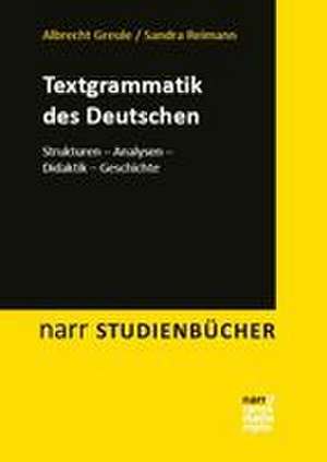 Textgrammatik des Deutschen de Albrecht Greule