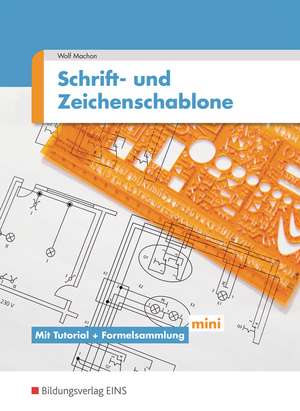 Schrift- und Zeichenschablone Elektrotechnik de Wolf Machon