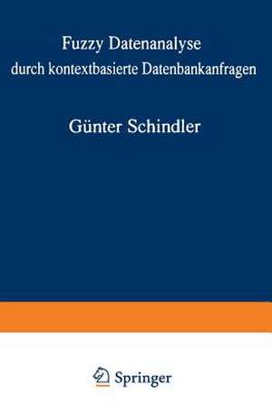 Fuzzy Datenanalyse durch kontextbasierte Datenbankanfragen mit Beispielen aus der Logistik: Von der Fakultät für Wirtschaftswissenschaften der Rheinisch-Westfälischen Technischen Hochschule Aachen zur Erlangung des akademischen Grades eines Doktors der Wirtschaftswissenschafts- und Sozialwissenschaften genehmigte Dissertation de Günter Schindler