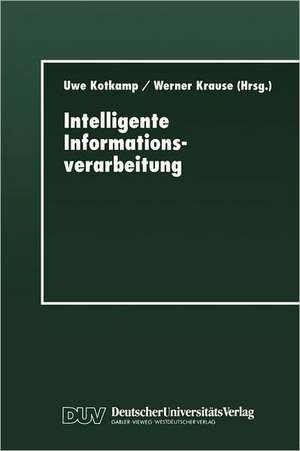 Intelligente Informationsverarbeitung de Uwe Kotkamp