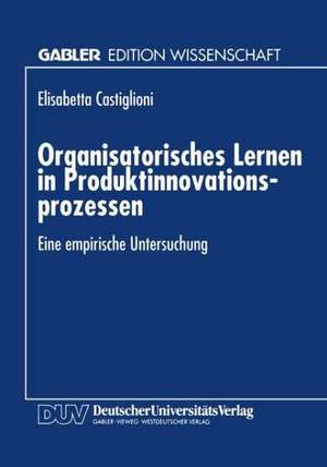 Organisatorisches Lernen in Produktinnovationsprozessen: Eine empirische Untersuchung de Elisabetta Castiglioni