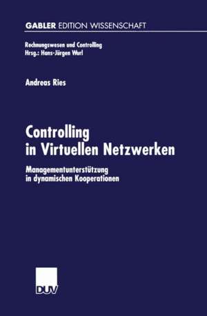 Controlling in Virtuellen Netzwerken: Managementunterstützung in dynamischen Kooperationen de Andreas Ries