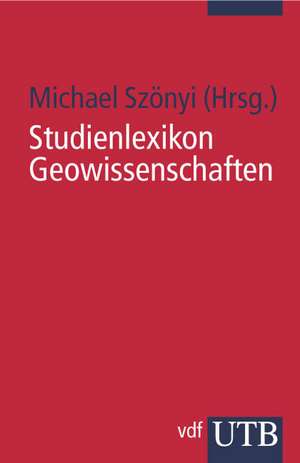 Studienlexikon Geowissenschaften de Michael Szönyi