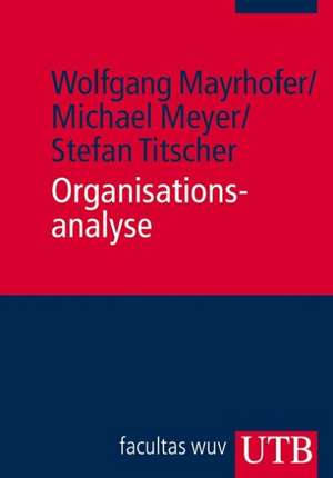 Organisationsanalyse de Stefan Titscher