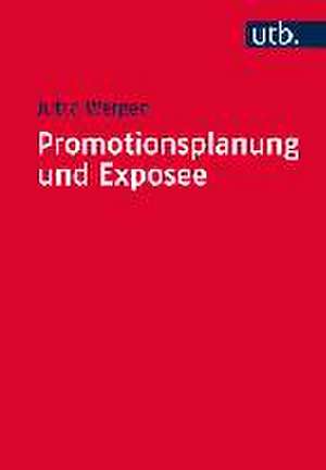 Promotionsplanung und Exposee de Jutta Wergen