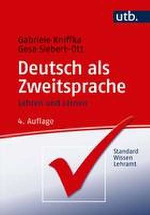 Deutsch als Zweitsprache de Gabriele Kniffka