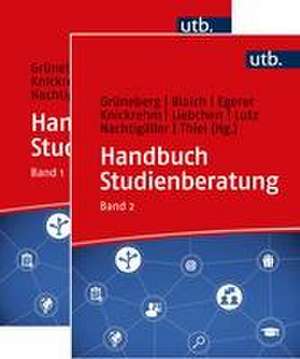 Handbuch Studienberatung Band 1 und Band 2. Kombipack de Tillmann Grüneberg