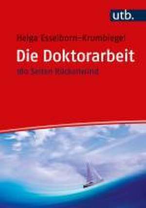 Die Doktorarbeit de Helga Esselborn-Krumbiegel