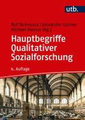 Hauptbegriffe Qualitativer Sozialforschung de Ralf Bohnsack