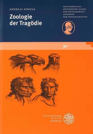 Zoologie der Tragödie: Von Menschen und Tieren bei Shakespeare de Andreas Höfele