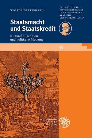 Staatsmacht und Staatskredit de Wolfgang Reinhard