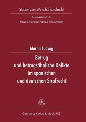 Betrug und betrugsähnliche Delikte im spanischen und deutschen Strafrecht de Martin Ludwig