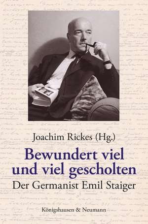 Bewundert viel und viel gescholten de Joachim Rickes