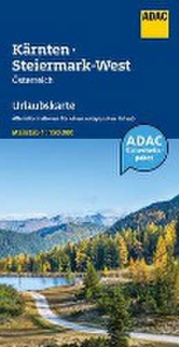 ADAC Urlaubskarte Österreich 04 Kärnten, Steiermark-West 1:150.000