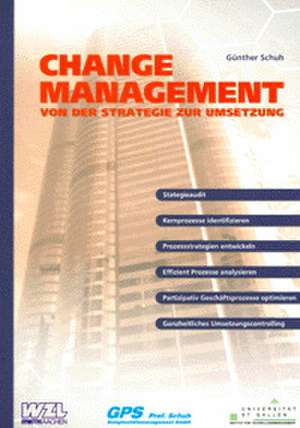 Change Management de Günther Schuh