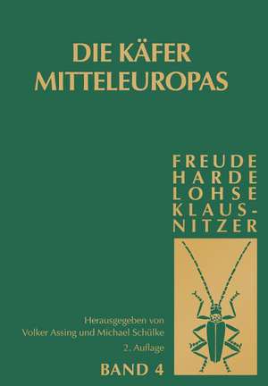 Die Käfer Mitteleuropas, Bd. 4: Staphylinidae (exklusive Aleocharinae, Pselaphinae und Scydmaeninae) de Volker Assing