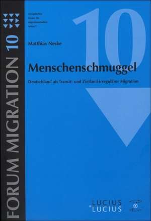 Menschenschmuggel de Matthias Neske