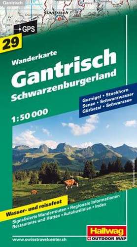 Gantrisch - Schwarzenburgerland 1 : 50.000