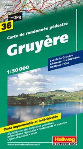 Gruyere Wanderkarte 1 : 50 000