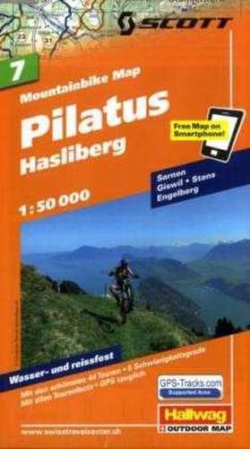 MTB-Karte 07 Pilatus 1:50.000