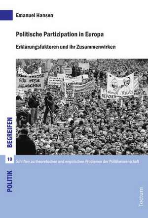 Politische Partizipation in Europa de Emanuel Hansen