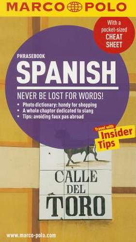 Spanish Phrasebook de Marco Polo