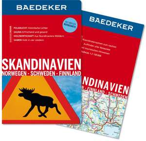 Baedeker Reiseführer Skandinavien, Norwegen, Schweden, Finnland de Christian Nowak