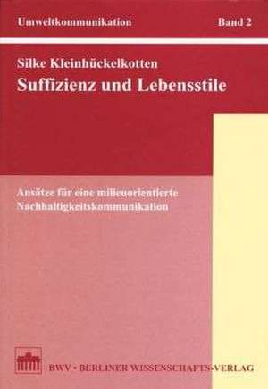 Suffizienz und Lebensstile de Silke Kleinhückelkotten