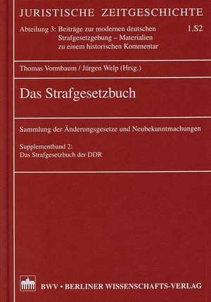 Das Strafgesetzbuch de Thomas Vormbaum