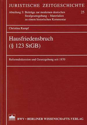 Hausfriedensbruch ( § 123 StGB) de Christina Rampf