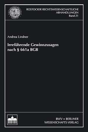 Irreführende Gewinnzusagen nach §661a BGB de Andrea Lindner